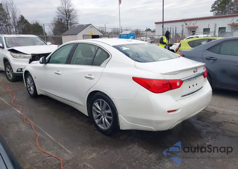 2017 Infiniti Q50 2.0T Premium z USA, uszkodzony, nr VIN JN1CV7AP0HM642521